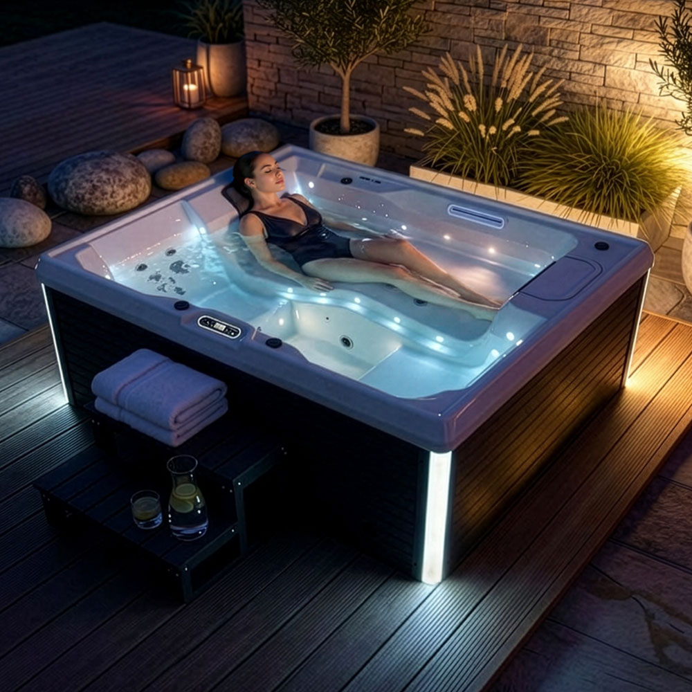 Outdoor Whirlpool STREAM PURE 211 x 156 cm für 3 Personen