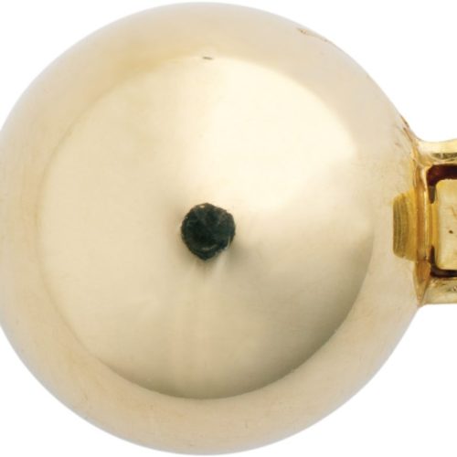 Kugelschließe einreihig Gold 585/-Gg poliert, Kugel Ø 12,00mm Kugelschließe einreihig Gold 585/-Gg poliert, Kugel Ø 12,00mm