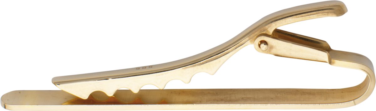 Krokodilklemme Gold 585/-Gg, L 55,00 x B 5,50mm - Gallery 1 Krokodilklemme Gold 585/-Gg, L 55,00 x B 5,50mm