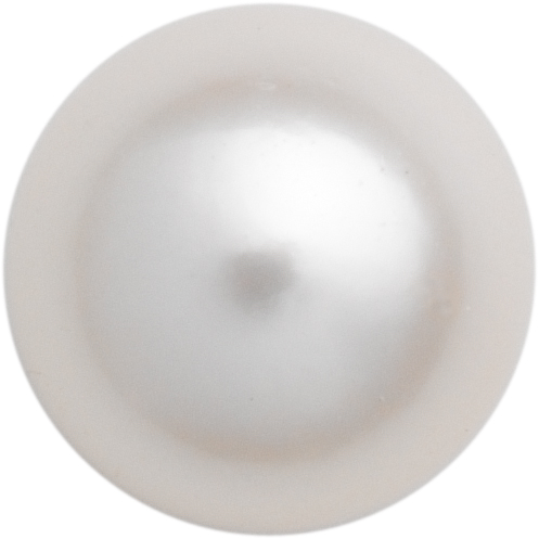 Akoya-Perle Ø 8,50-9,00mm angebohrt 3/4 weiß