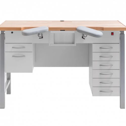 BENCHALIST Uhrmachertisch Modular II - Ergonomic II inkl. Container, Kurbel BENCHALIST Uhrmachertisch Modular II - Ergonomic II inkl. Container, Kurbel