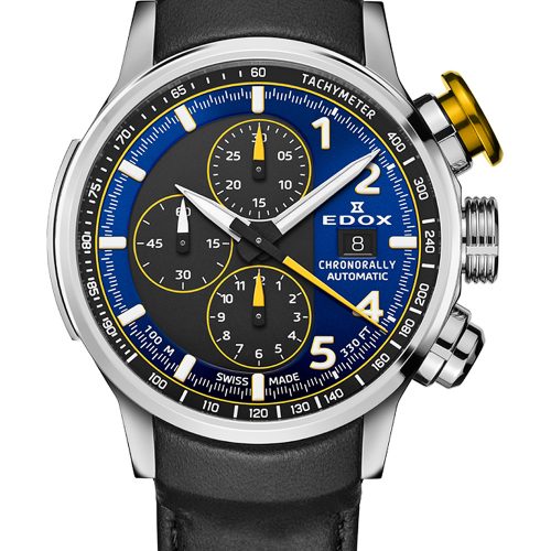 Edox 01129-TTNJCN-BUNJ Chronorally Automatik Herrenuhr 45mm 10ATM Edox 01129-TTNJCN-BUNJ Chronorally Automatik Herrenuhr 45mm 10ATM