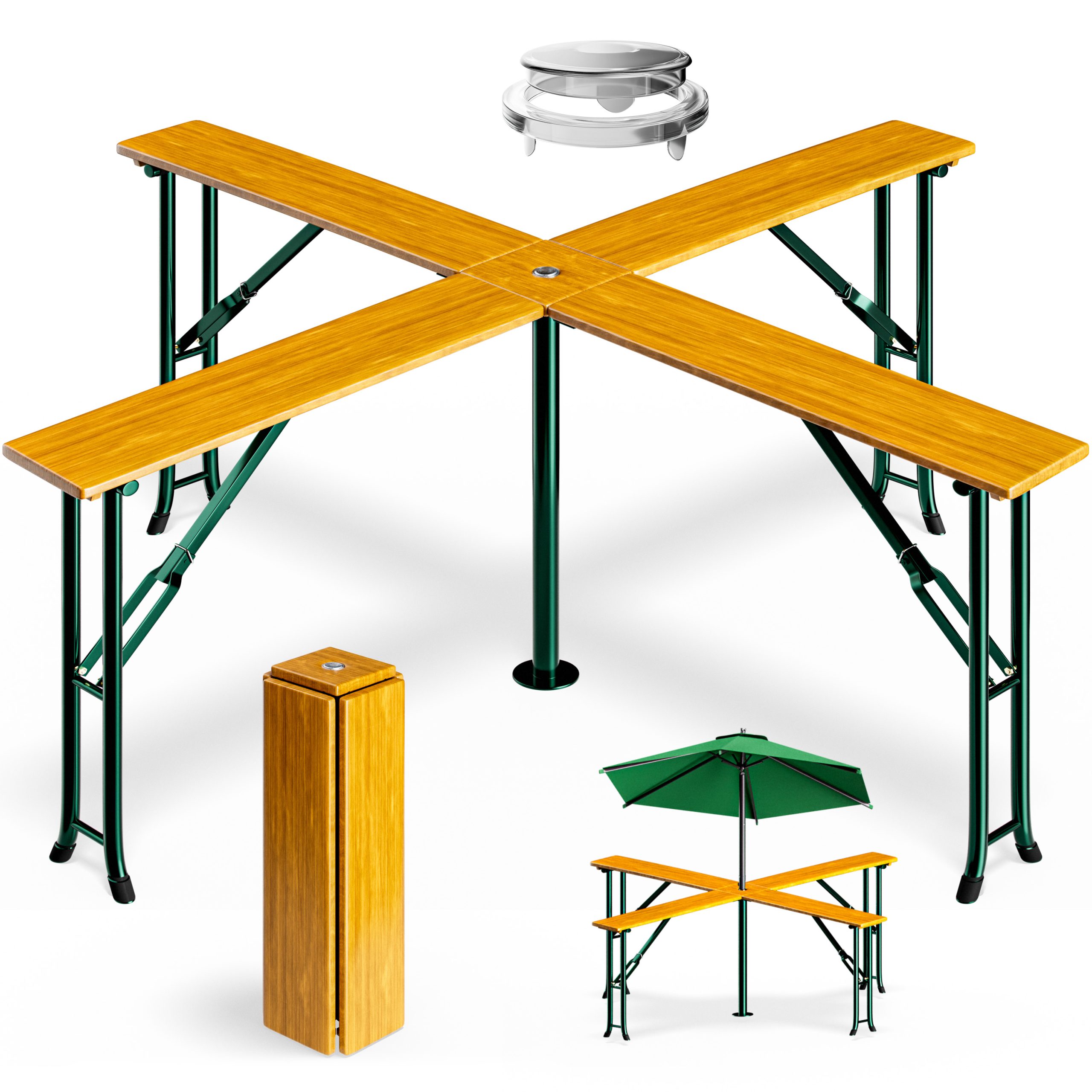 Stehtisch Quattro 241x241x104cm