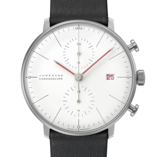 Junghans 27/4303.02 max bill Chronoscope Bauhaus Herrenuhr