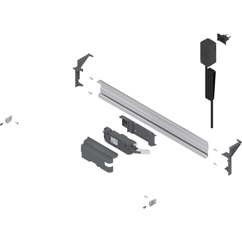 SERVO-DRIVE uno Komplettset Müllset - hängend KB 600 mm