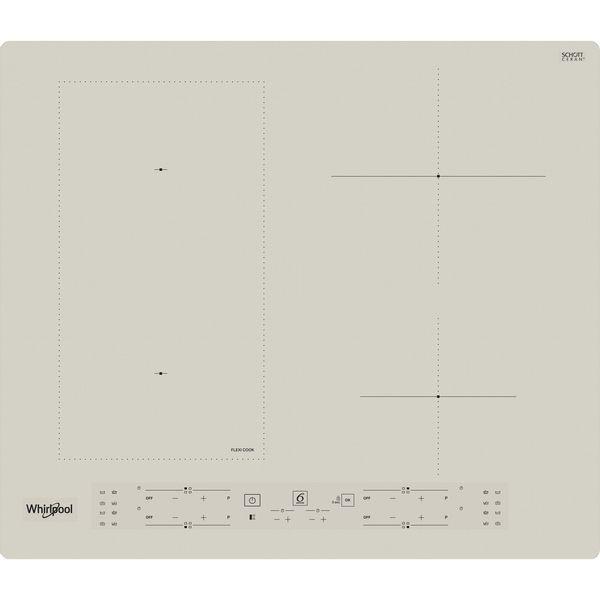 Whirlpool Induktionsherd Modern Creme 4 Zonen