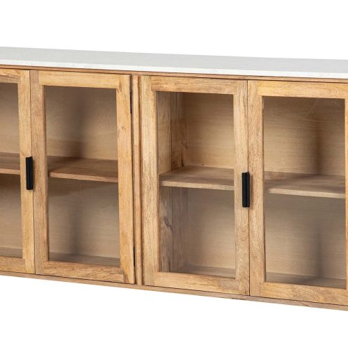 Tyla Glasmarmor Mango Sideboard 180x40x80 Cm Tyla Glasmarmor Mango Sideboard 180x40x80 Cm
