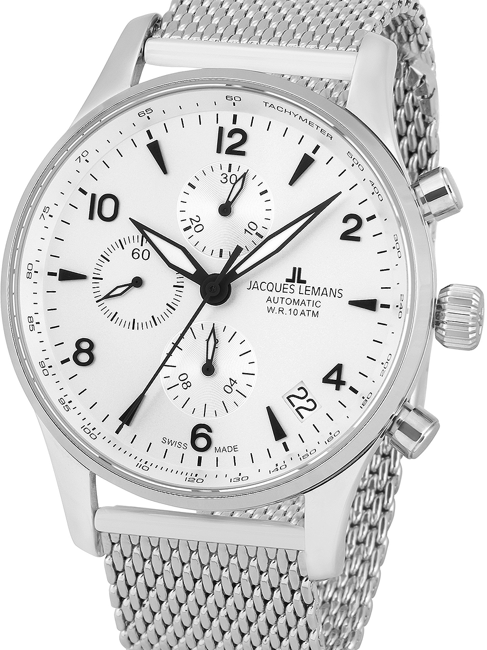 Jacques Lemans 1-1935B London Automatik Chronograph Herrenuhr