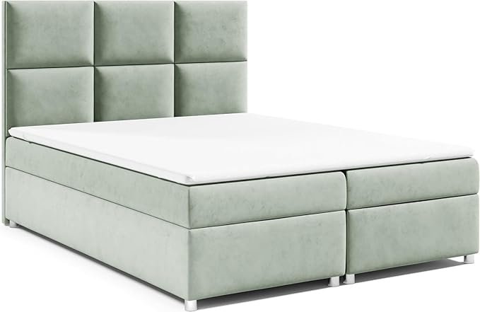 Boxspringbett mit Stauraum, Bonellfederkern und Topper Lieferung, Montage & Entsorgung inklusive Boxspringbett mit Stauraum, Bonellfederkern und Topper Lieferung, Montage & Entsorgung inklusive