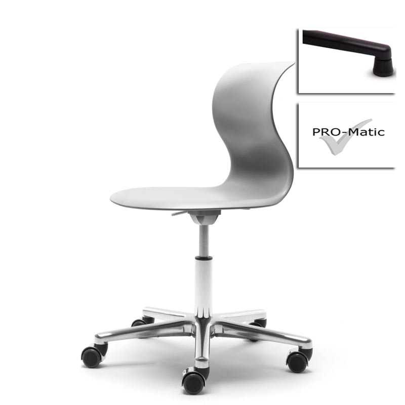 Kinderstuhl Pro 5 granitgrau Aluminium polliert (+40€) Kunststoffgleiter Ja (+45...