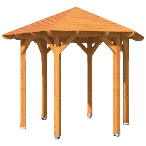 SKANHOLZ Pavillon »Colmar 1«, Zeltdach, sechseckig, BxHxT: 360 x 292 x 312 cm - beige SKANHOLZ Pavillon »Colmar 1«, Zeltdach, sechseckig, BxHxT: 360 x 292 x 312 cm - beige