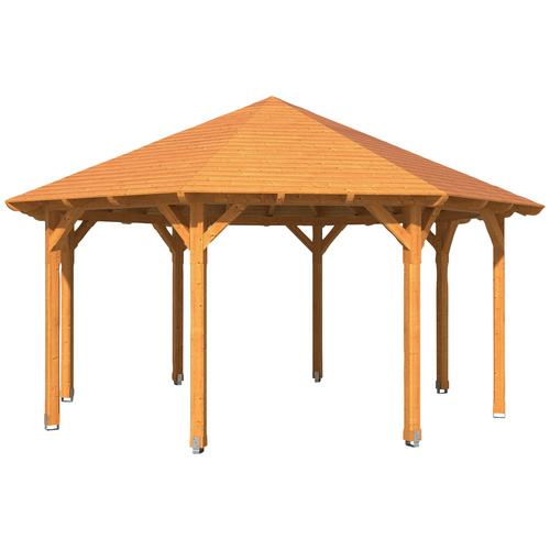 SKANHOLZ Pavillon »Lyon 3«, Zeltdach, achteckig, BxHxT: 557 x 347 x 557 cm - beige SKANHOLZ Pavillon »Lyon 3«, Zeltdach, achteckig, BxHxT: 557 x 347 x 557 cm - beige