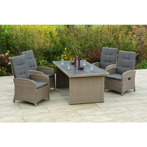 MERXX Gartenmöbelset »Atrani«, 4 Sitzplätze, Aluminium/Kunststoff, inkl. Auflagen - beige MERXX Gartenmöbelset »Atrani«, 4 Sitzplätze, Aluminium/Kunststoff, inkl. Auflagen - beige