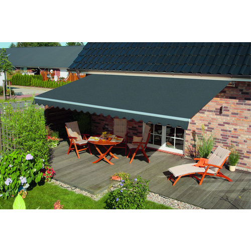 SPETTMANN Halbkassettenmarkise »Sky Fix«, Textil/Aluminium/Stahl, Manuell - silberfarben