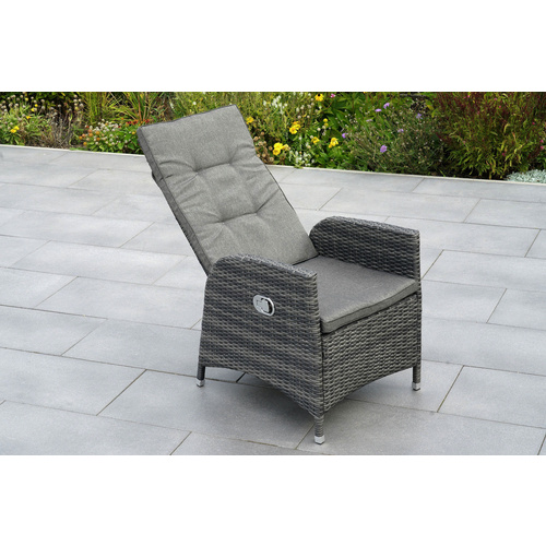 MERXX Gartenmöbelset »Bologna«, 7-tlg., Aluminium/Kunststoffgeflecht, pulverbeschichtet - grau - Gallery 6 MERXX Gartenmöbelset »Bologna«, 7-tlg., Aluminium/Kunststoffgeflecht, pulverbeschichtet - grau