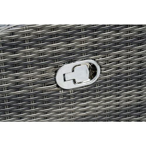 MERXX Gartenmöbelset »Bologna«, 7-tlg., Aluminium/Kunststoffgeflecht, pulverbeschichtet - grau - Gallery 5 MERXX Gartenmöbelset »Bologna«, 7-tlg., Aluminium/Kunststoffgeflecht, pulverbeschichtet - grau