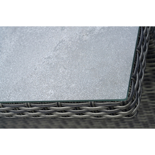 MERXX Gartenmöbelset »Bologna«, 7-tlg., Aluminium/Kunststoffgeflecht, pulverbeschichtet - grau - Gallery 4 MERXX Gartenmöbelset »Bologna«, 7-tlg., Aluminium/Kunststoffgeflecht, pulverbeschichtet - grau