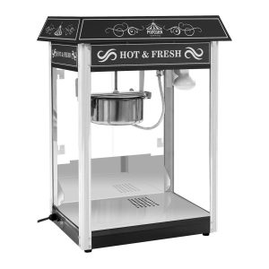 Popcornmaschine – 1500 W – 5 kg/h – schwarz – Royal Catering