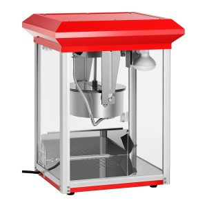 Popcornmaschine – 1300 W – 5 kg/h – ECO – rot – Royal Catering