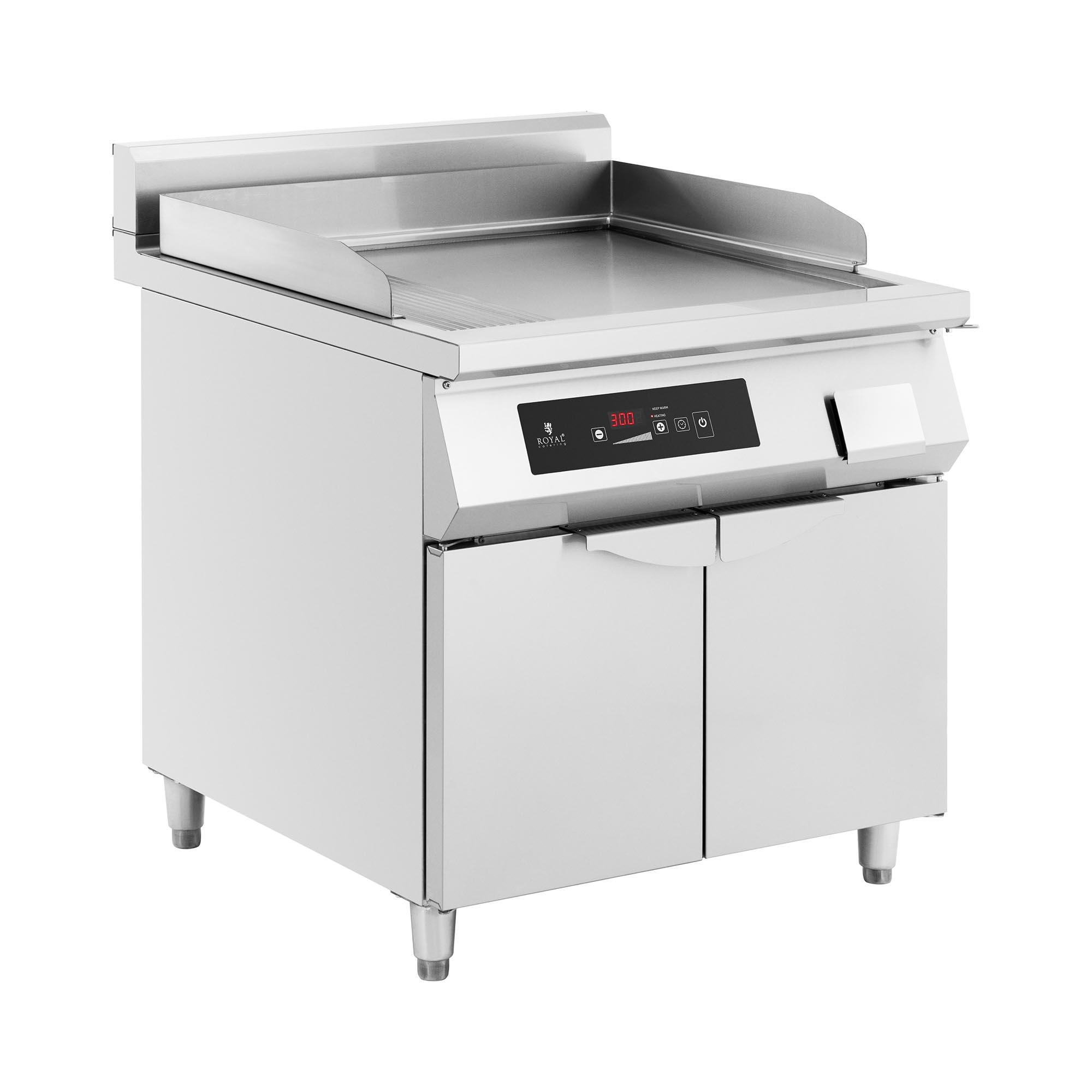 Induktionsgrill - 720 x 610 mm - geriffelt und glatt - 10000 W - Royal Catering Induktionsgrill - 720 x 610 mm - geriffelt und glatt - 10000 W - Royal Catering