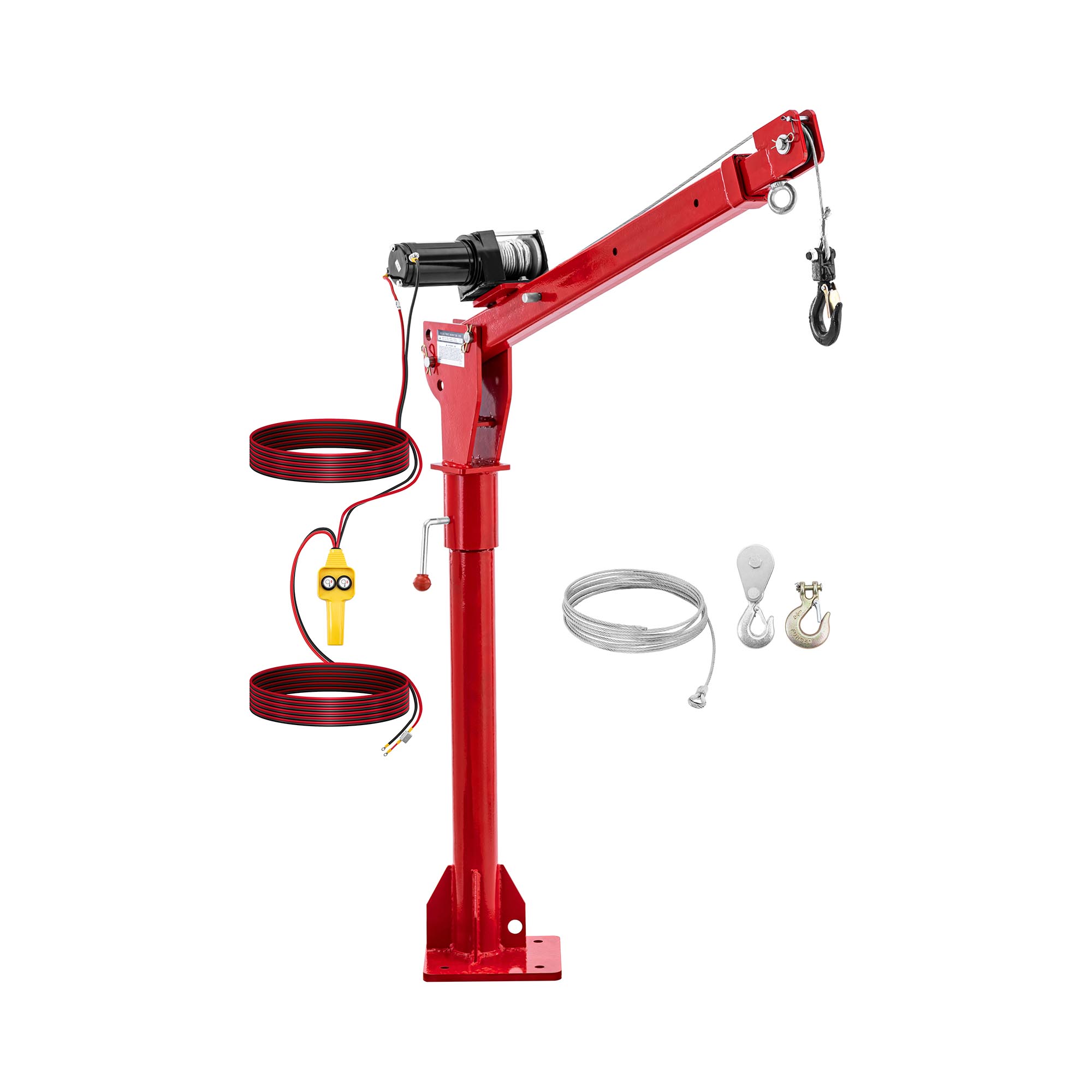 Steinberg Systems Ladekran mit 12 V Seilwinde - 800 kg - 360° Steinberg Systems Ladekran mit 12 V Seilwinde - 800 kg - 360°