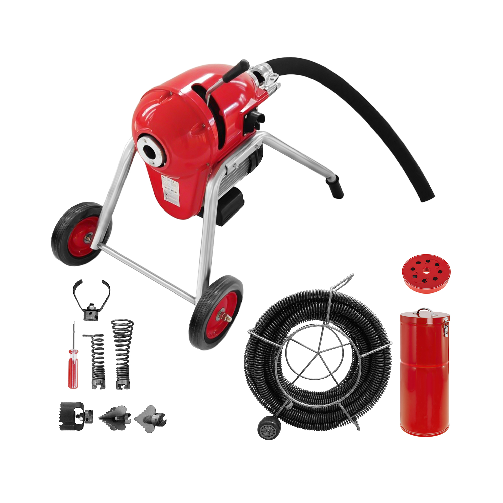 MSW Rohrreinigungsmaschine - 1100 W - 700 U/min - Ø 32 mm MSW Rohrreinigungsmaschine - 1100 W - 700 U/min - Ø 32 mm