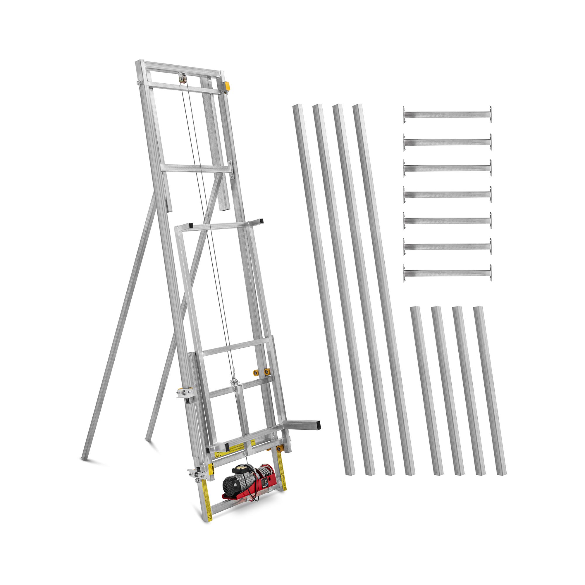 MSW Dachdecker-Aufzug - 10 m - bis 200 kg - senkrechtes Design auch für Flachdächer