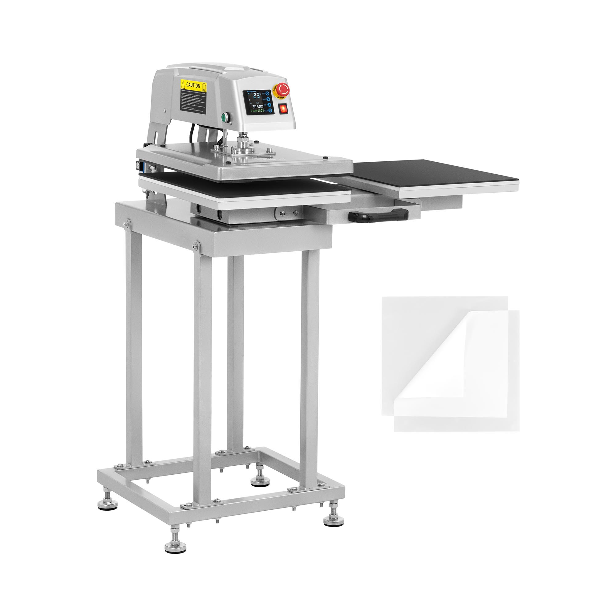 MSW Pneumatische Transferpresse - doppelt - 40 x 50 cm - mit Unterbau MSW Pneumatische Transferpresse - doppelt - 40 x 50 cm - mit Unterbau