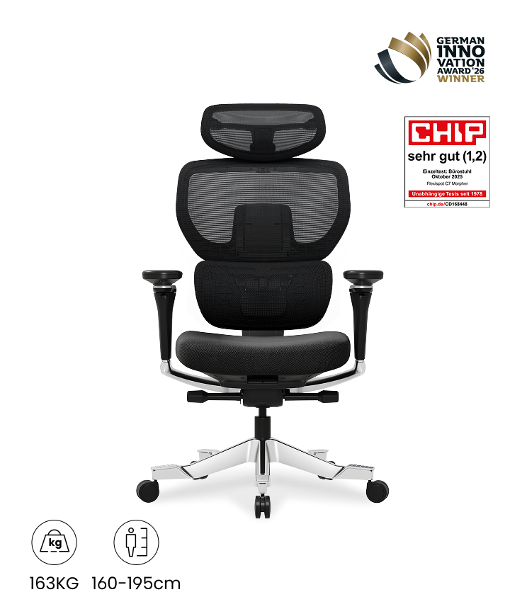 Ergonomischer Bürostuhl mit dynamischem Rückensystem Ergonomischer Bürostuhl mit dynamischem Rückensystem