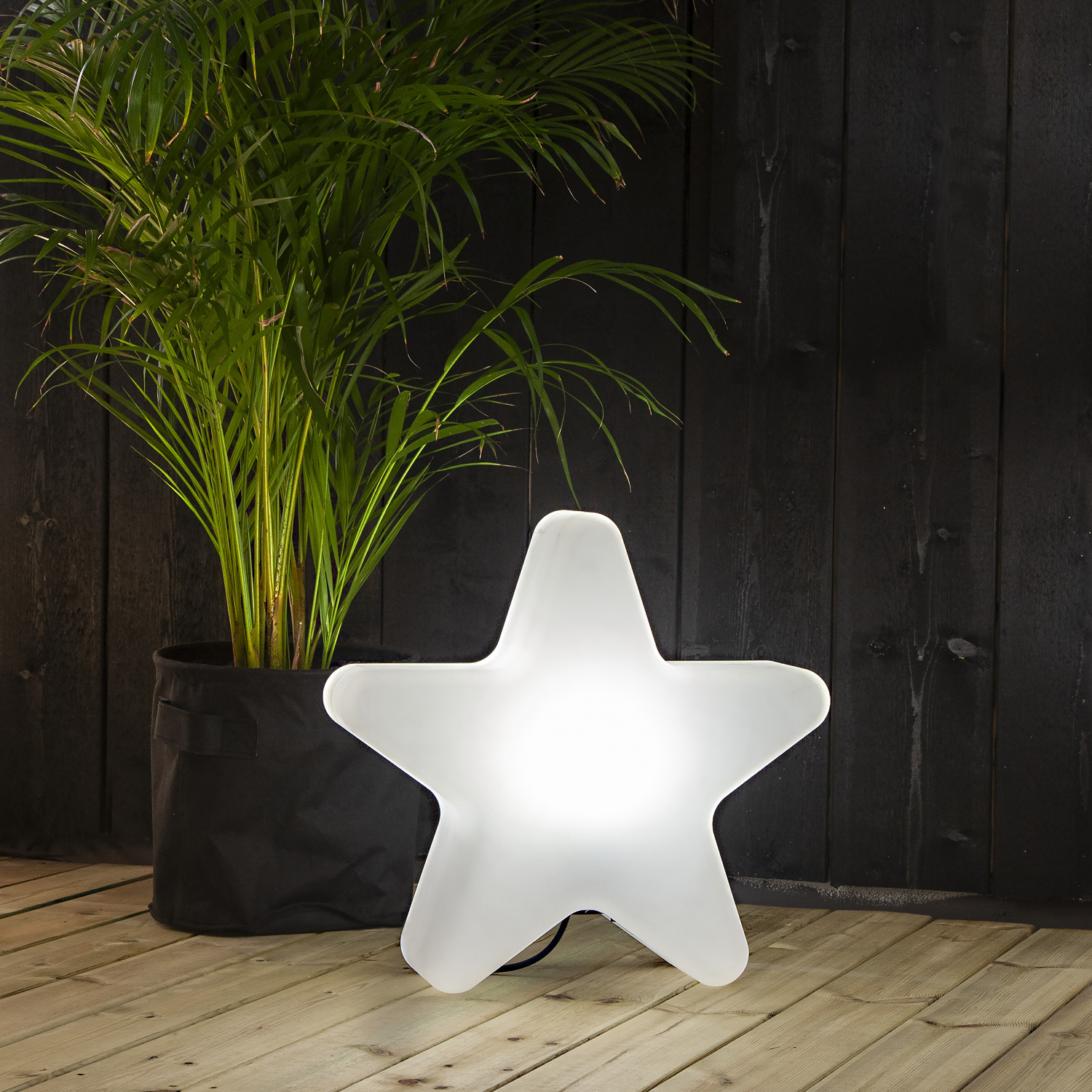 Gartenleuchte Stern - Dekoleuchte - mit Erdspieß - H: 50cm - E27 Fassung max. 25W - für Außen Gartenleuchte Stern - Dekoleuchte - mit Erdspieß - H: 50cm - E27 Fassung max. 25W - für Außen