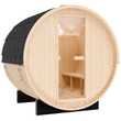 Dewello Outdoor Fasssauna Gartensauna BAY 180x200 - Gallery 2 Dewello Outdoor Fasssauna Gartensauna BAY 180x200