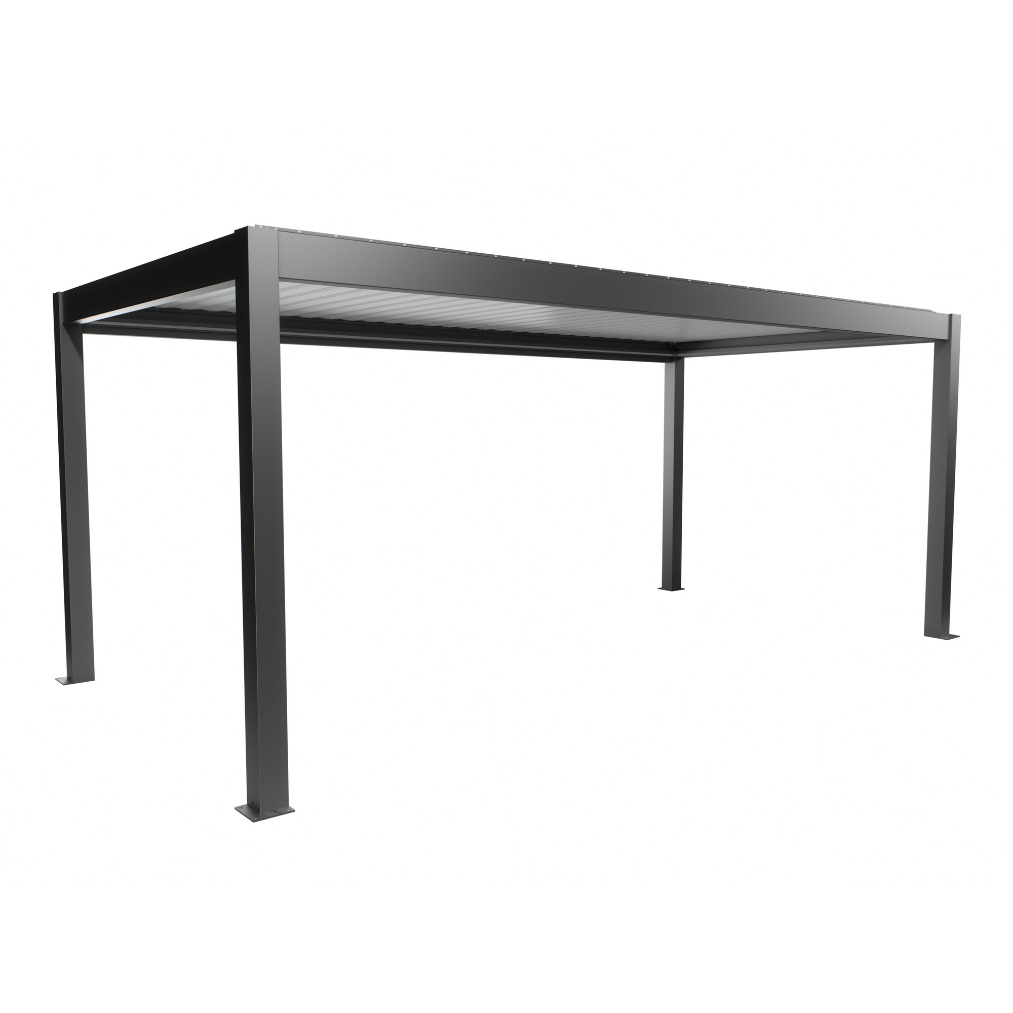 Biohort Pergola dunkelgrau metallic/weiß 6 x 3 m Biohort Pergola dunkelgrau metallic/weiß 6 x 3 m