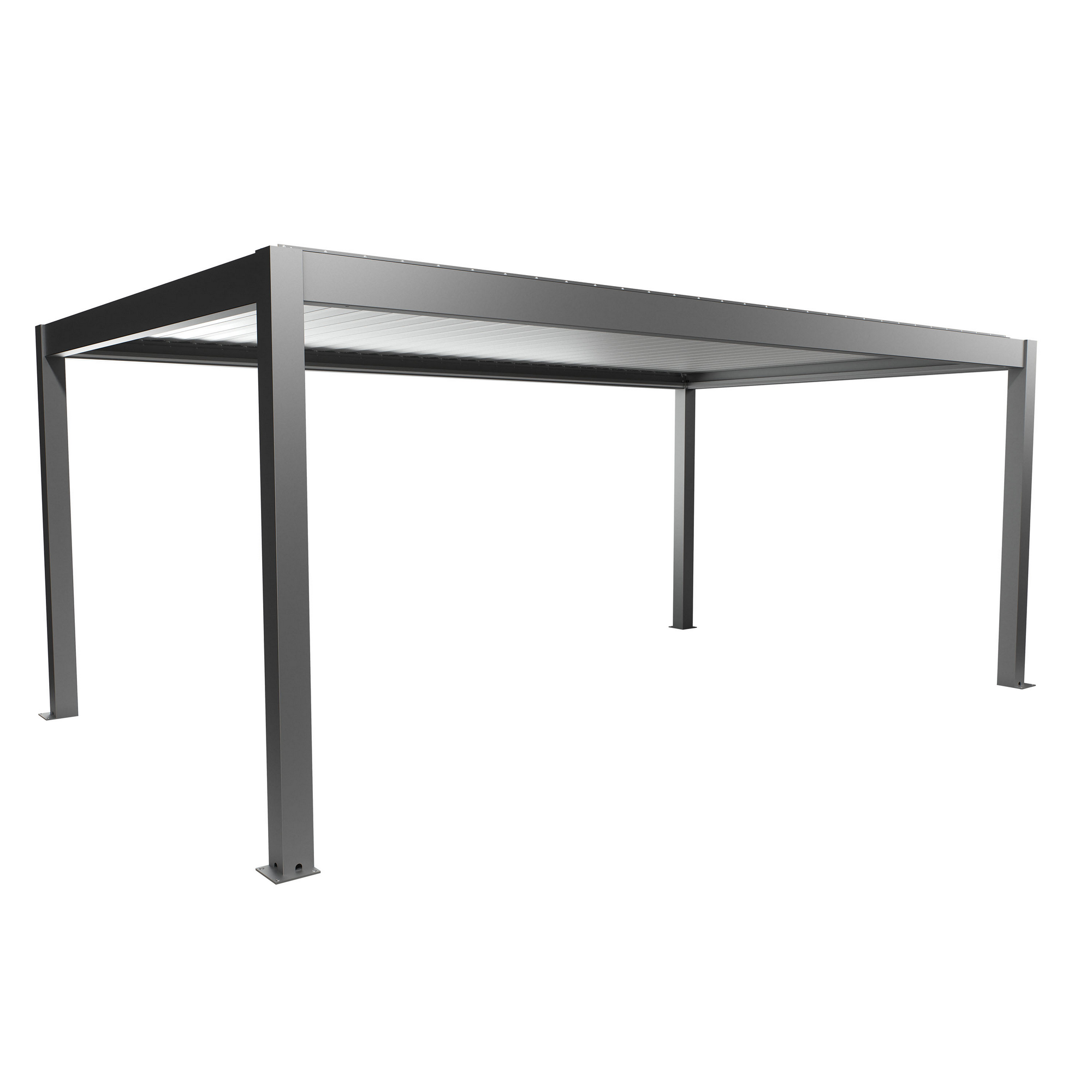Biohort Pergola quarzgrau metallic/silberfarben 6 x 3,5 m Biohort Pergola quarzgrau metallic/silberfarben 6 x 3,5 m