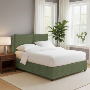 Doppelbett Liskeard, Abnehmbarer Bezug, Grün Doppelbett Liskeard, Abnehmbarer Bezug, Grün