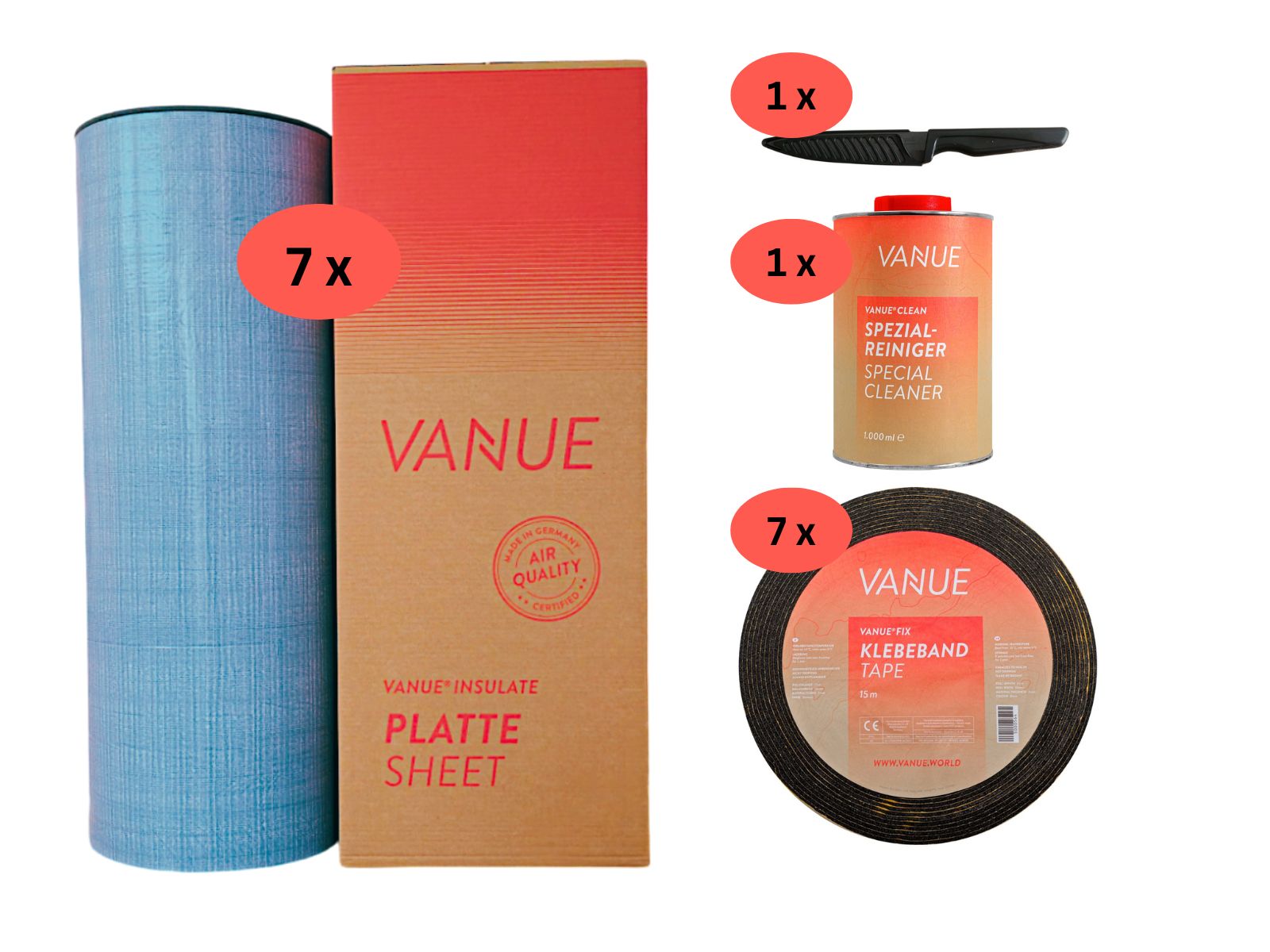 VANUE® Camper-SET XXL für 35 m² VANUE® Camper-SET XXL für 35 m²