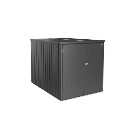 BIOHORT Minigarage, BxTxH: 145 cm x 203 cm x 151 cm - grau