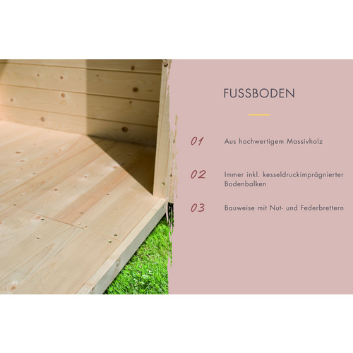 KARIBU Fasssauna »Lauvas«, BxTxH: 225 x 175 x 229 cm, 9 kW Ofen mit externe Steuerung, für 3 Personen - braun - Gallery 6 KARIBU Fasssauna »Lauvas«, BxTxH: 225 x 175 x 229 cm, 9 kW Ofen mit externe Steuerung, für 3 Personen - braun