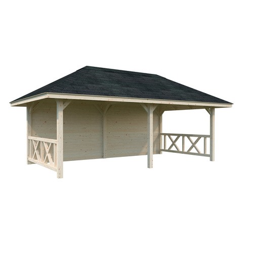 PALMAKO Pavillon »Bianca Set 108«, BxHxT: 588 x 319 x 300 cm, naturbelassen - braun PALMAKO Pavillon »Bianca Set 108«, BxHxT: 588 x 319 x 300 cm, naturbelassen - braun