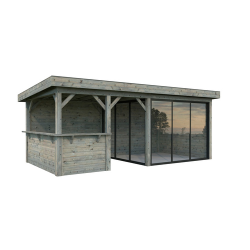 PALMAKO Pavillon »Lenna Set 407 Slide«, BxHxT: 588 x 245 x 300 cm, Grau PALMAKO Pavillon »Lenna Set 407 Slide«, BxHxT: 588 x 245 x 300 cm, Grau