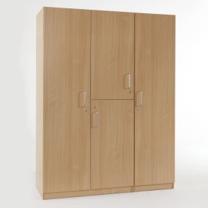 Kleiderschrank | Wäscheschrank für 2 Personen | Türen verschließbar Kleiderschrank | Wäscheschrank für 2 Personen | Türen verschließbar