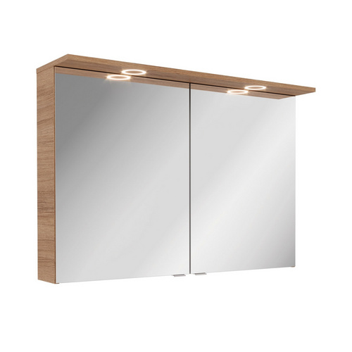 FACKELMANN Spiegelschrank »VITA«, VITA Spiegelschrank 1000x696X262 - braun FACKELMANN Spiegelschrank »VITA«, VITA Spiegelschrank 1000x696X262 - braun