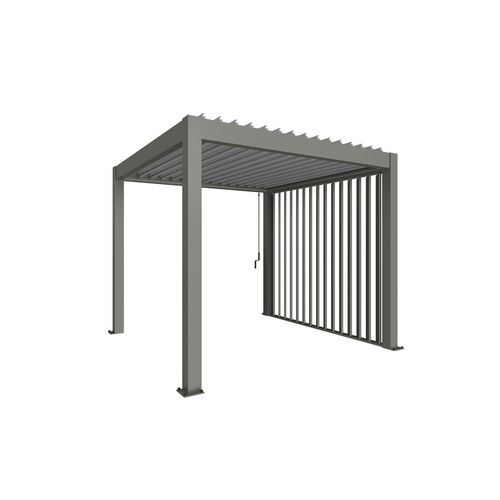 BIOHORT Pergola-Lamellenwand »Gr. 4«, BxHxT: 364,7 x 234,9 x 10,3 cm, quarzgrau-metallic BIOHORT Pergola-Lamellenwand »Gr. 4«, BxHxT: 364,7 x 234,9 x 10,3 cm, quarzgrau-metallic