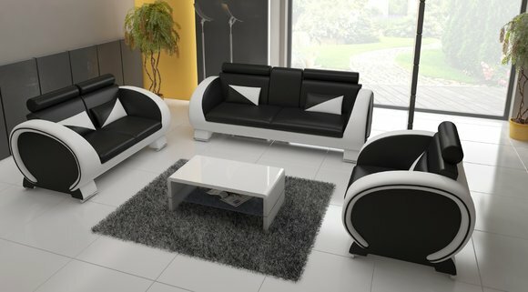 Sofa Garnitur “ – exklusives Design Wohnzimmer-Set