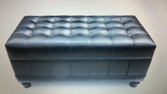 Fußhocker Hocker Chesterfield Ottoman Pufa Fußablage Polster Leder Fußhocker Hocker Chesterfield Ottoman Pufa Fußablage Polster Leder