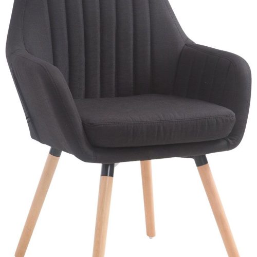 Stuhl Florian Stoff Natura schwarz Stuhl Florian Stoff Natura schwarz