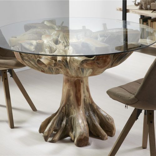 Esstisch Aus Massivem Teakholz Mit Glas, 130 X 76 Cm. 130 X 76 Cm Esstisch Aus Massivem Teakholz Mit Glas, 130 X 76 Cm. 130 X 76 Cm
