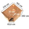 Karibu Sauna Carin mit Eckeinstieg 68 mm-9 kW Ofen inkl. Steuergerät-ohne Dachkranz-Ganzglastür in Graphit-Optik - Gallery 4 Karibu Sauna Carin mit Eckeinstieg 68 mm-9 kW Ofen inkl. Steuergerät-ohne Dachkranz-Ganzglastür in Graphit-Optik