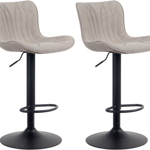 2er Set Barhocker Linus Stoff taupe 2er Set Barhocker Linus Stoff taupe