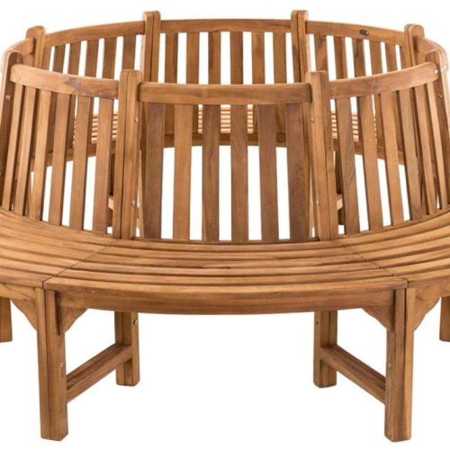 Baumbank Novum rund 250 cm teak Baumbank Novum rund 250 cm teak