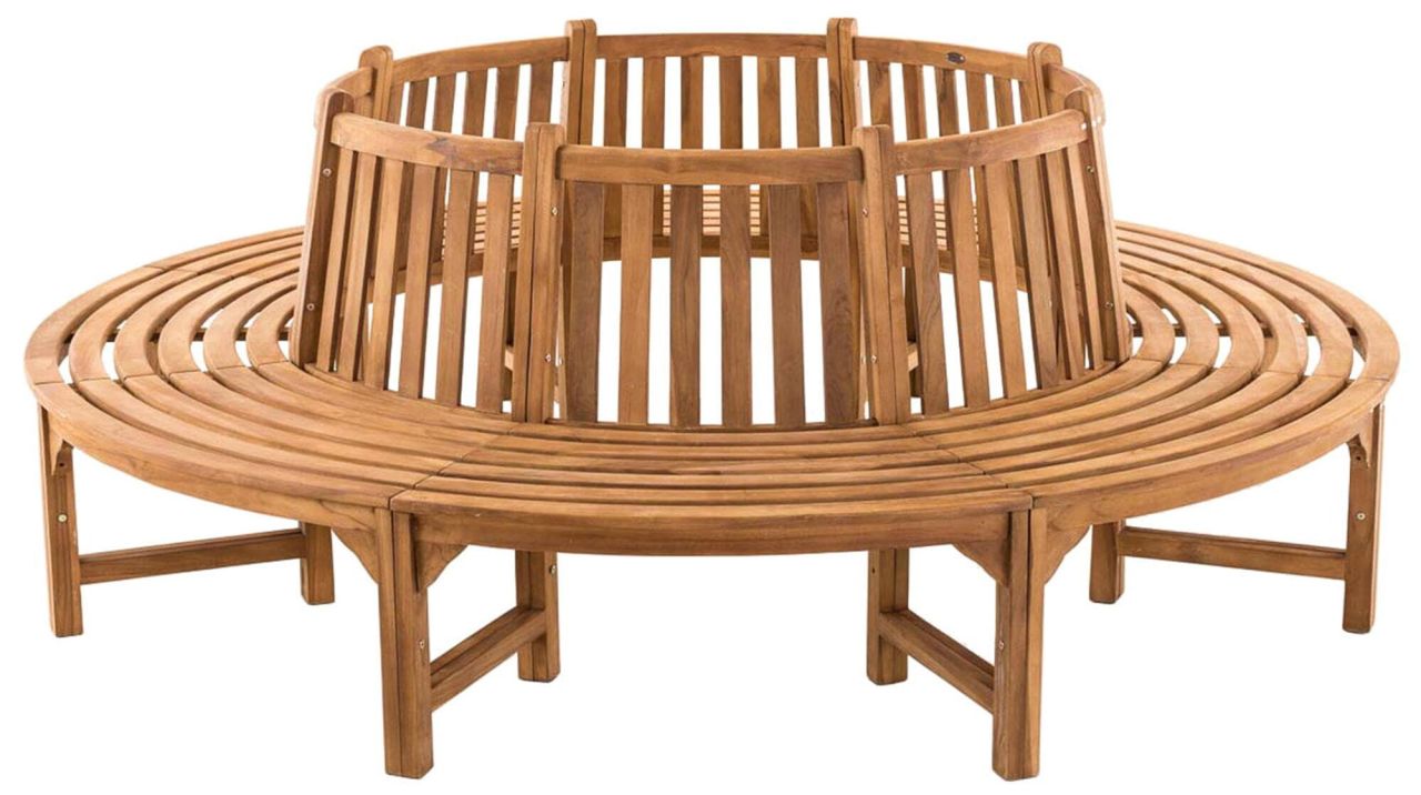 Baumbank Novum rund 250 cm teak Baumbank Novum rund 250 cm teak
